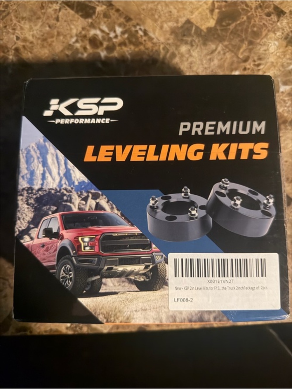 KSP 2 inch Front Wheel Premium Leveling Kit - Black Brand New